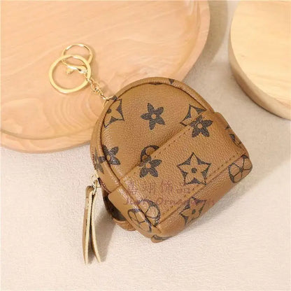 Mini Creative School Bag Earphone Case – Decorative Hanging Accessory Bag for AirPods 2/3/Pro & Galaxy Buds 3/3 Pro, Keychain Bag