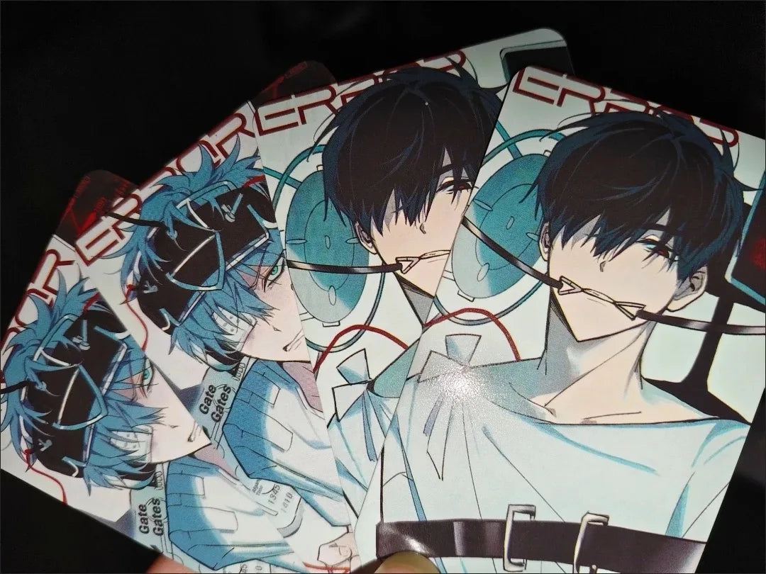 4PCS ALIEN STAGE Ivan and Till Anime Photo Cards - 3-Inch Collectible Mini Cards, Decorative Accessories, and Gifts for Fans
