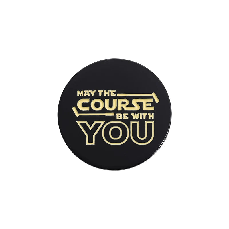 Magnetic Golf Hat Clip with Ball Marker - Electroplated Golf Marker and Training Accessory for Kids, Boys, Girls, and Golf Gifts