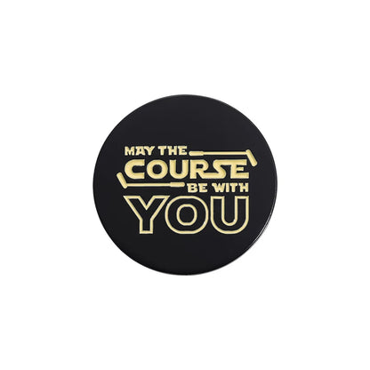 Magnetic Golf Hat Clip with Ball Marker - Electroplated Golf Marker and Training Accessory for Kids, Boys, Girls, and Golf Gifts