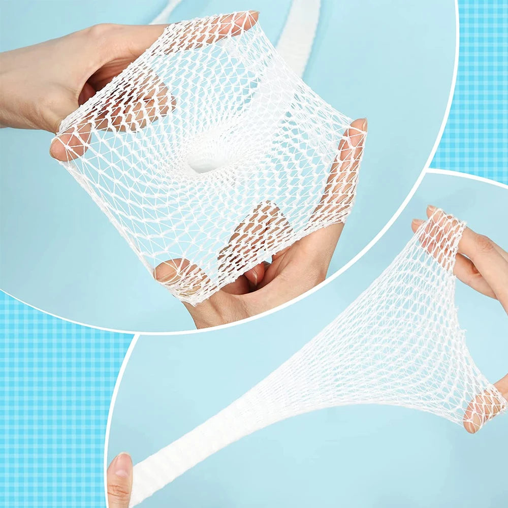 Elastic Tubular Bandage Net - Breathable Mesh Wound Dressing Retainer for Ankle & Adult Use