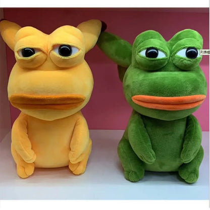 23cm Pikachu & Sad Frog Plush Toy – Kawaii Pokémon Cosplay Pillow Gift