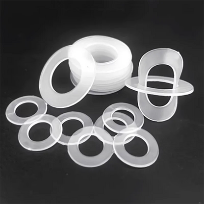 M2–M19 Plastic Nylon Flat Washers – Durable Assorted Sizes for Screws, Bolts & DIY Projects