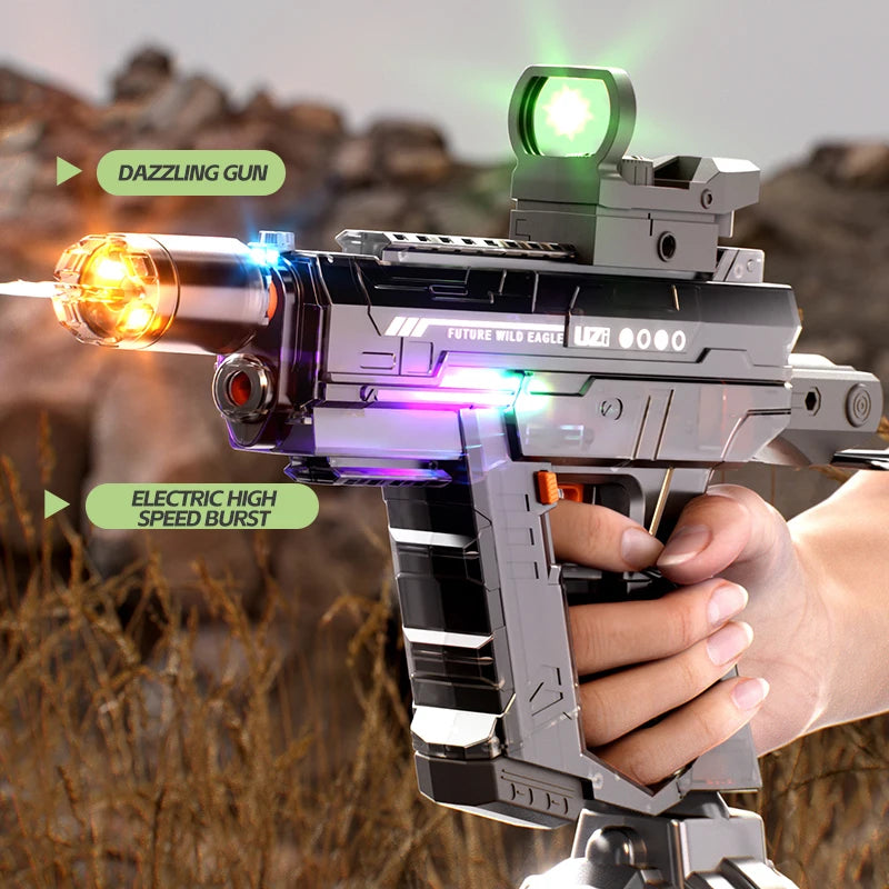 UZI High Pressure Water Gun Toy for Kids and Adults, Outdoor Swimming Pool Water Blaster, Summer Fun Play Game