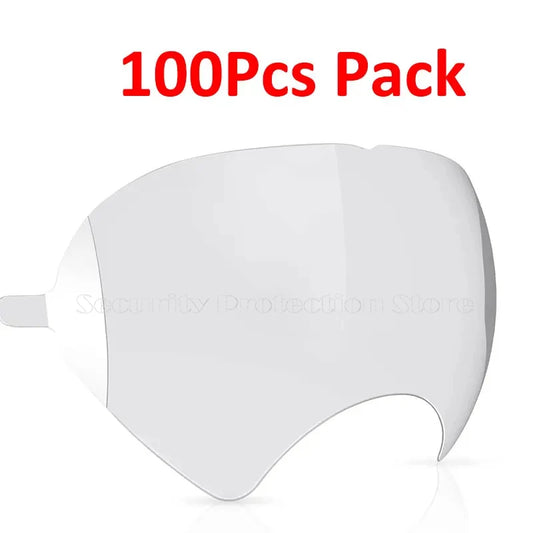 Peel-Off Lens Covers for 3M Respirator Masks – 5/10/20/30/50/100pcs Compatible with 6885, 6000, 6700, 6800 & 6900 Series