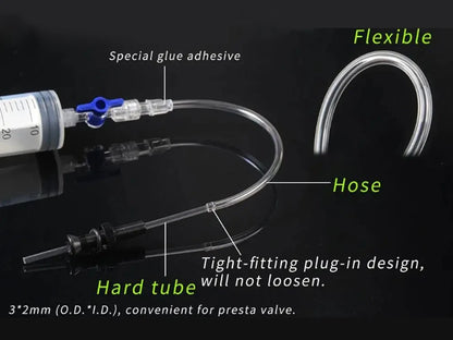 Tubeless Tyre Injector RL225 — Bicycle Sealant Injection Tool for MTB & Road Bikes