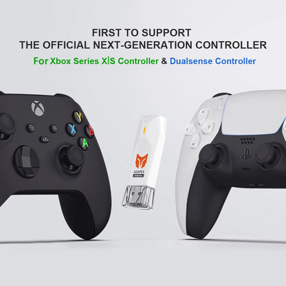 R100 PRO USB Wireless Adapter — Gamepad Converter for PS4, PS5, Xbox Series & Switch Controllers with Bluetooth