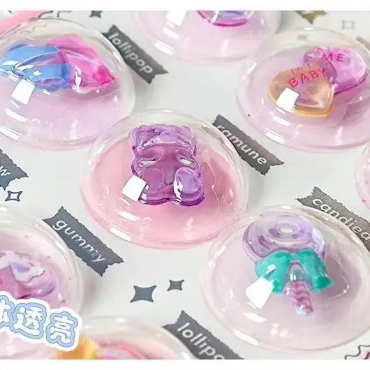 3D Capsule Glue Stickers – Kawaii DIY Diary, Mobile Phone & Camera Decoration, Cute Relief Stickers