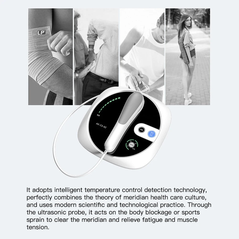 Ultrasound Physiotherapy Massage Device – 1MHz Ultrasonic Instrument for Muscle & Joint Pain Relief, Drug-Free Therapy