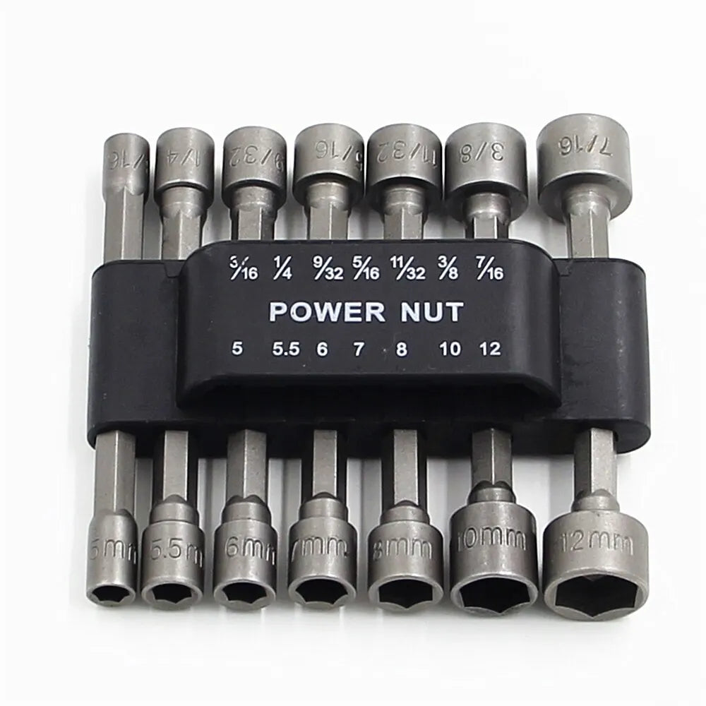 Powerful Socket Inner Hexagonal Wrench: Hex Handle Screwdriver Extension Rod Set - Pneumatic Screwdriver Insert Tool for Efficient Work