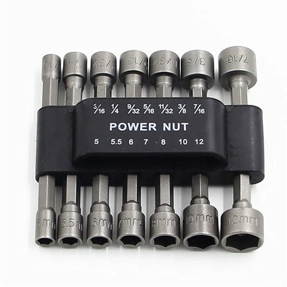 Powerful Socket Inner Hexagonal Wrench: Hex Handle Screwdriver Extension Rod Set - Pneumatic Screwdriver Insert Tool for Efficient Work