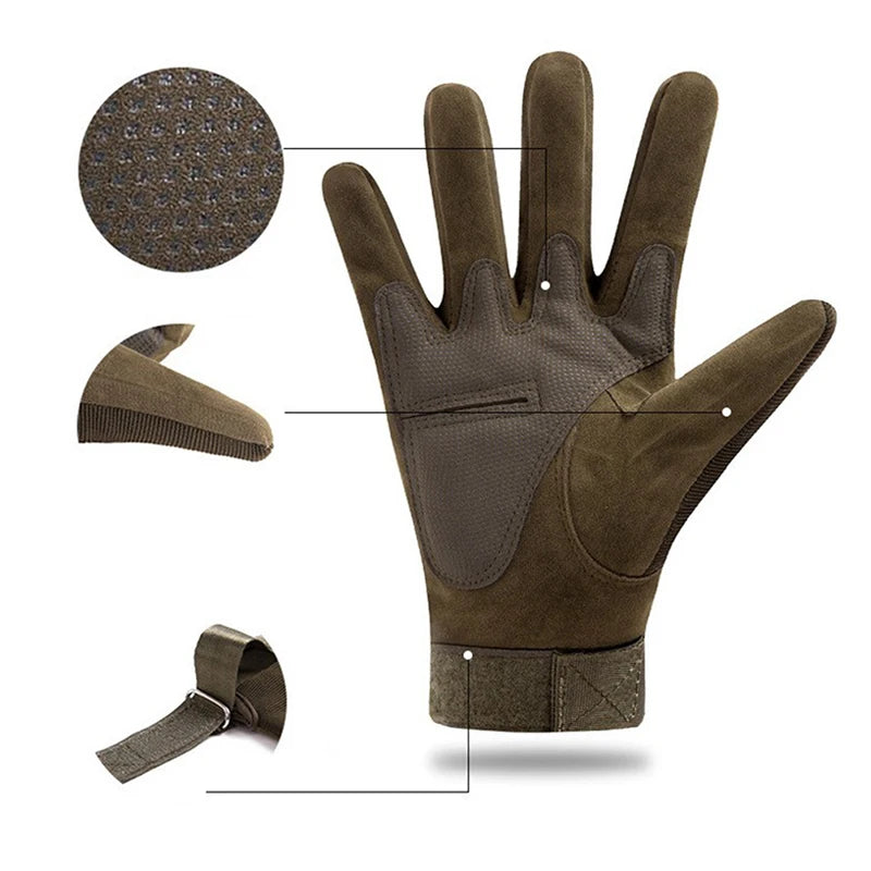 Outdoor Sports Tactical Gloves - Military-Style Riding Gloves for Locomotive and Tactical Use