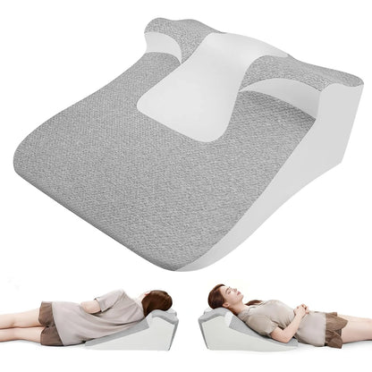 Bed Wedge Pillow for Sleeping — Ergonomic Support for Acid Reflux, Reading, and Prone Position, Ideal for Couples