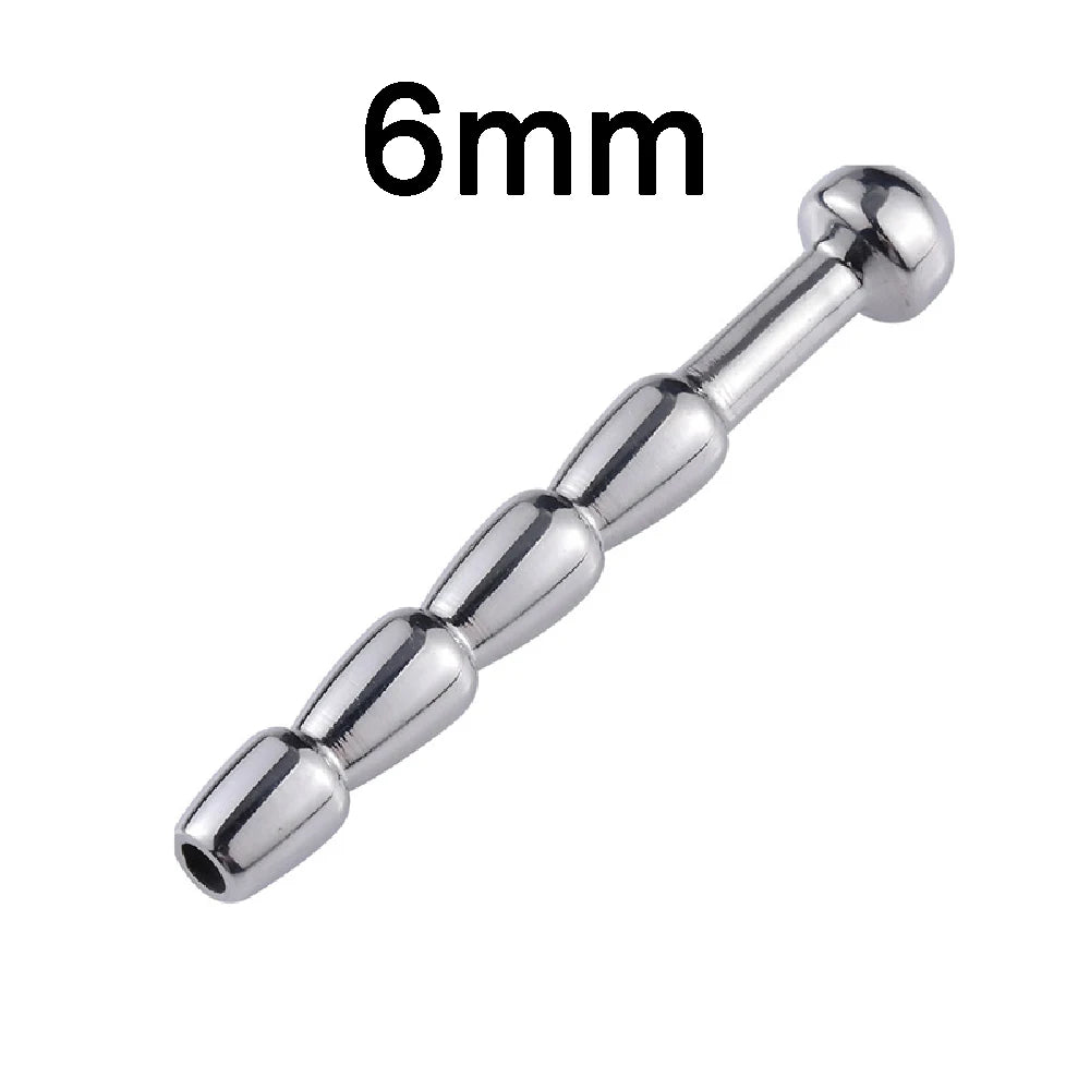 28-Piece Stainless Steel Urethral Sound Set – Hollow Urethra Dilator & Male Stimulation Chastity Toy