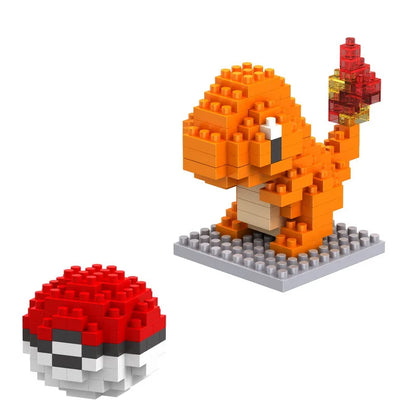 Pokemon Building Block Toy Set – Pikachu, Charizard, Blastoise, Bulbasaur & Gengar Anime Brick Figures for Kids Gift (75 Styles)