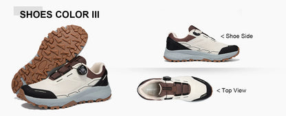 Baasploa Men’s Hiking Shoes – Breathable Outdoor Climbing & Walking Sneakers, Non-Slip & Durable