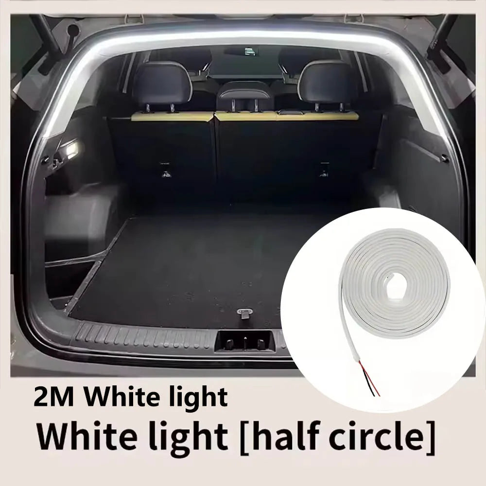 Car LED Trunk Ambient Light Strip — High Brightness, Wireless, Auto-Sensing Interior Tailgate Decoration