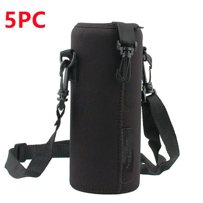 1000ML Neoprene Insulated Bottle Cooler Sleeve - Portable Carrying Case for Camping, Hiking & Sports Water Bottles