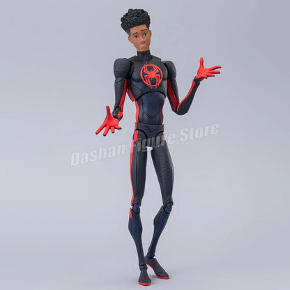 SHF Miles Morales Action Figure – Marvel Spider-Man Across the Spider-Verse Collectible Toy