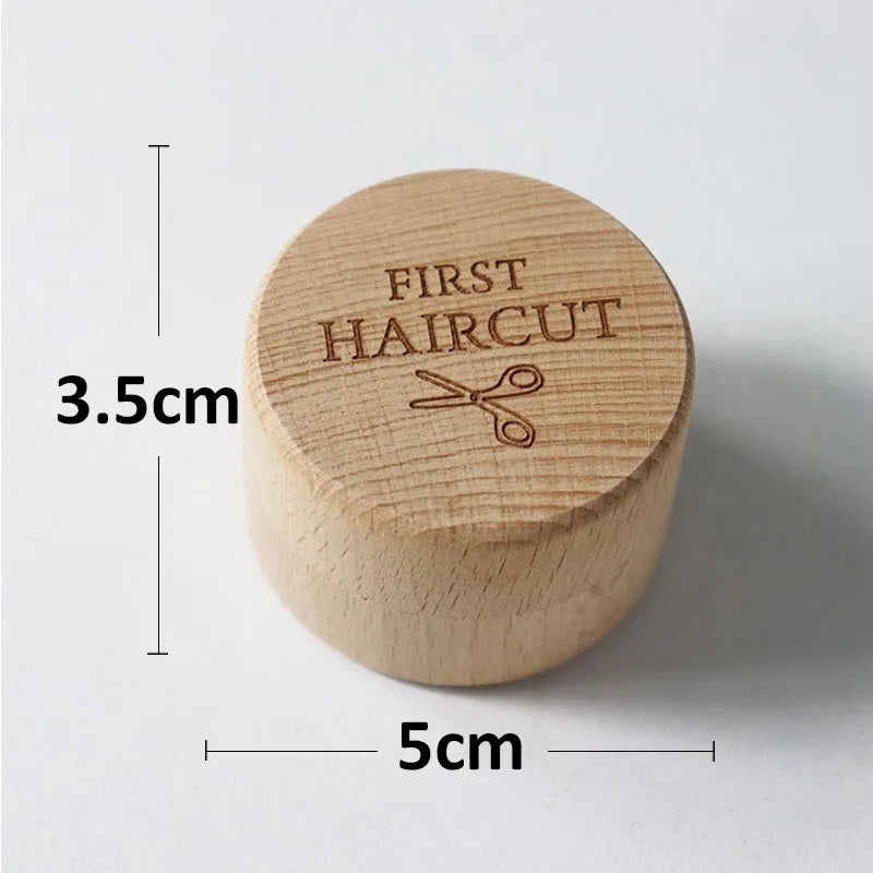 Wooden Baby Keepsake Memorial Box - Newborn Hair, Teeth & Umbilical Cord Storage Gift