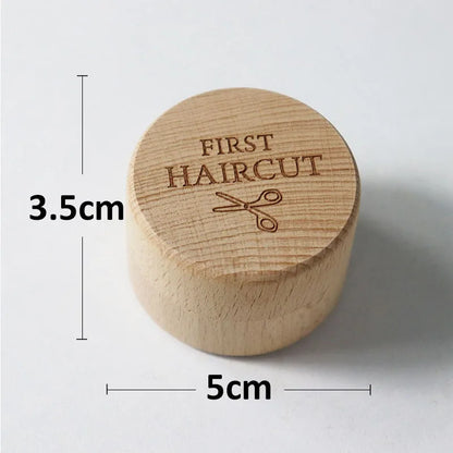 Wooden Baby Keepsake Memorial Box - Newborn Hair, Teeth & Umbilical Cord Storage Gift