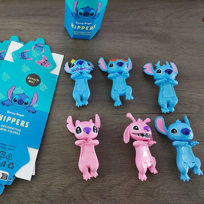 Stitch Lie Prone Series Toy Box — Cute Car Phone Decoration & Sonni Angel Gift for Kids' Birthday
