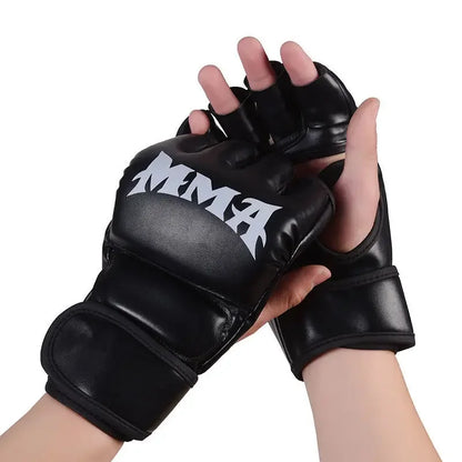 2024 Adult Professional Boxing Gloves - Combat Sandbag Training, Sanda, Muay Thai, MMA, Kickboxing Half Finger Gloves