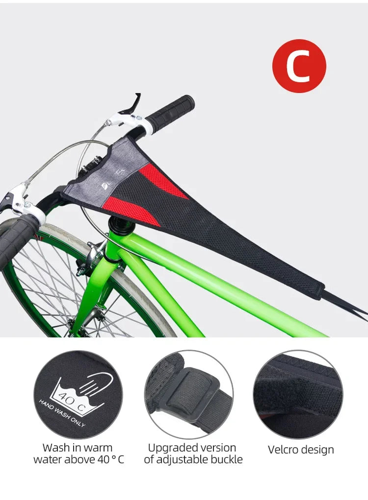 ThinkRider Bike Trainer Sweatband – Durable MTB & Road Bicycle Sweatbands for Indoor Cycling & Home Exercise
