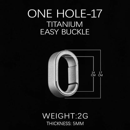 Luxury Titanium Key Ring Quickdraw — Lightweight EDC Carabiner Keychain for Men & Women