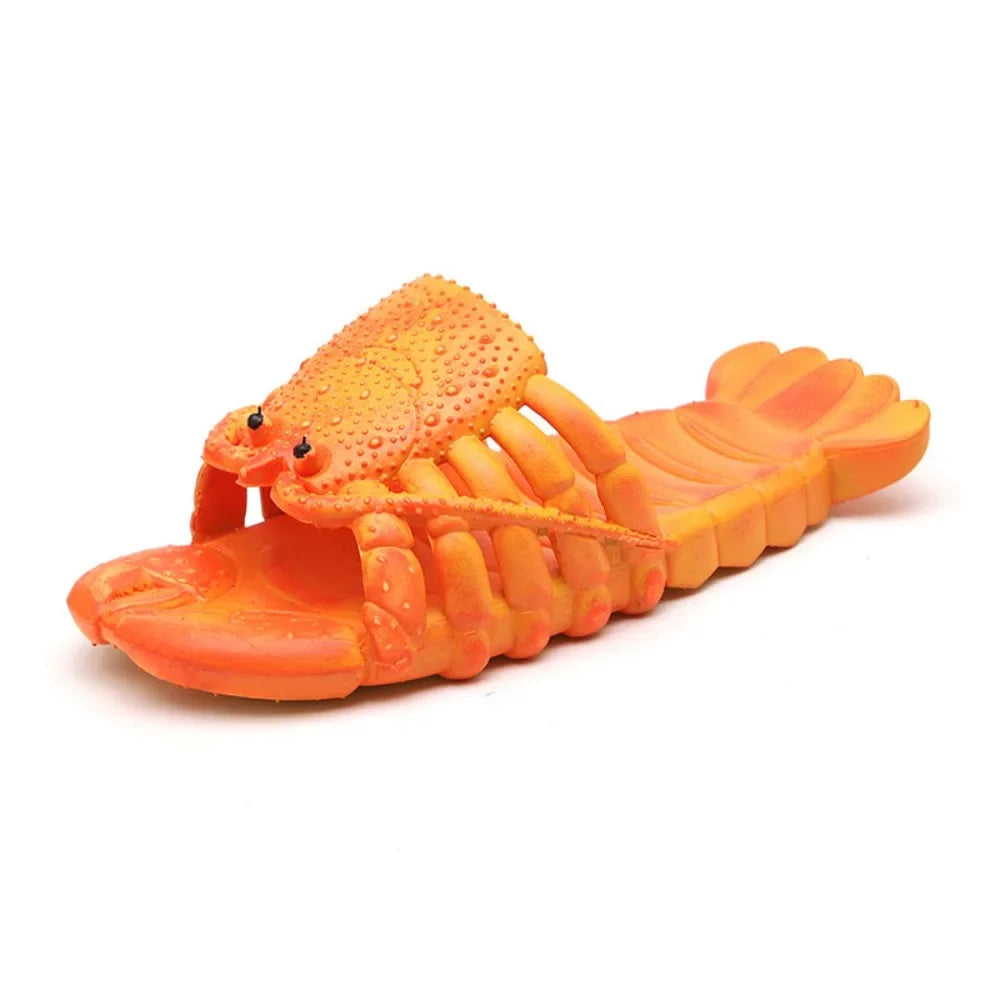 Funny Lobster Slippers - Non-Slip PVC Soft Sole Beach Slides