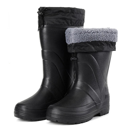 2025 Men’s High-Quality EVA Rain Boots – Non-Slip, Waterproof Winter Snow & Work Shoes with Platform