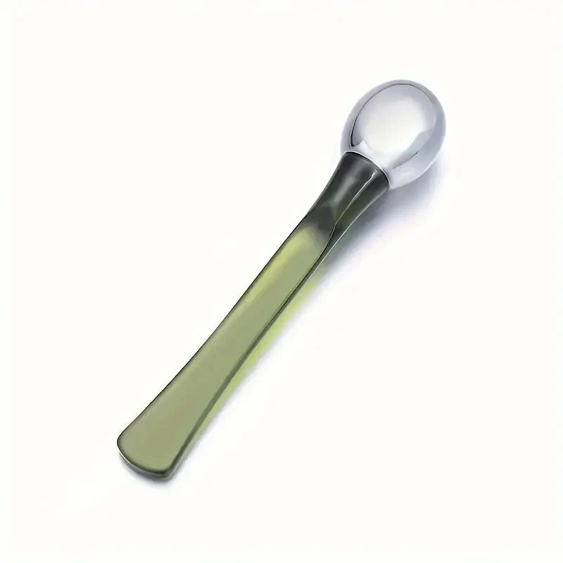 Gold Eye Roller Massage Stick - Eye Cream Applicator & Facial Skincare Spatula for Wrinkle Care