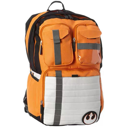 Disney Star Wars Boba Fett Mandalorian Backpack | Large Capacity Laptop & Travel Bag for Boys, Anime School Bag