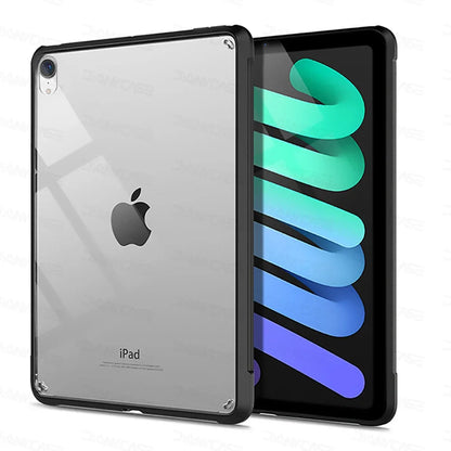 Transparent Silicone Case for iPad Pro 11, 10.2 9/8/7 Gen, 9.7 5/6 Gen, Air 4/5 10.9, Mini 4/5/6