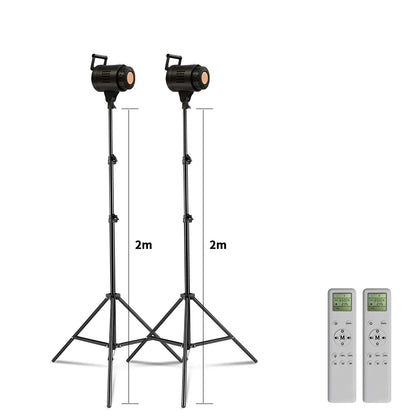 Bowens 135W LED Photography Studio Light Kit - Dimmable Video Lamp with 2m Tripod, 3000–6500K & 3 Colors