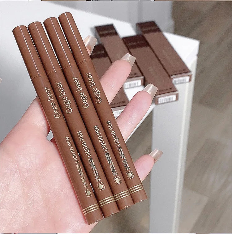 Gege Bear Liquid Eyeliner Pen – Waterproof, Smudge-Proof, Fast & Precise Makeup with Quick Drying Formula