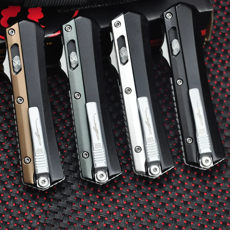 GK Series Mini Micro Tactical Pocket Knife – M390 Steel Zinc Alloy Handle EDC Outdoor Camping & Self-Defense Tool