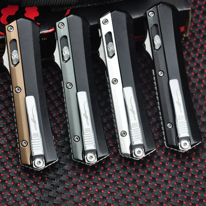 GK Series Mini Micro Tactical Pocket Knife – M390 Steel Zinc Alloy Handle EDC Outdoor Camping & Self-Defense Tool