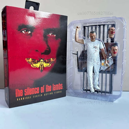 NECA Hannibal Lecter Action Figure – Silence of the Lambs Jailbreak Movable Collectible Toy