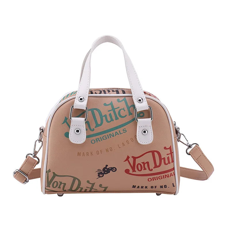 Large Capacity Crossbody Bag for Women - Retro Versatile Shoulder Purse Handbag