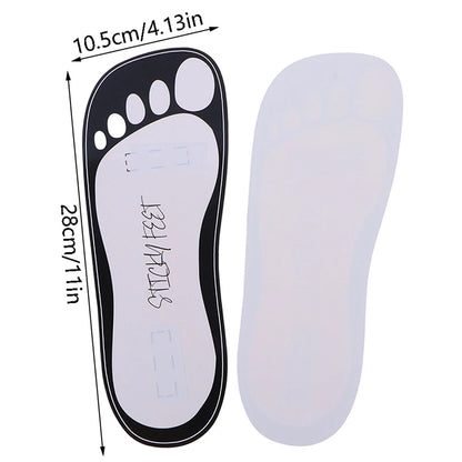 20PCS Disposable Women’s Tanning Slippers – 11" Sticky Foot Pads Protectors for Spray Tan & Body Care