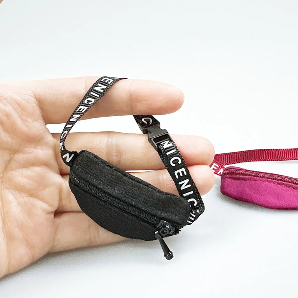 Fashion Handmade Labubu Doll Belt Bag – DIY Backpack for 1/6, 1/8, 1/11, 1/12 OB11 & BJD Doll Accessories