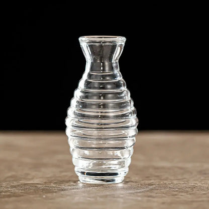 Retro Hydroponic Transparent Glass Vase — INS Style Flower Vase for Desktop, Home, Wedding & Party Decoration