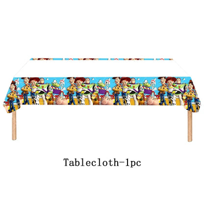Disney Toy Story Buzz Lightyear Birthday Party Decoration Set – Foil & Latex Balloons, Happy Birthday Banner & Cake Topper for Kids Boys Hero Theme Party