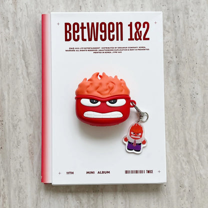 Inside Out Silicone Case for AirPods 1/2/3/4 & Pro/Pro 2 — Anger, Sadness, Embarrassment Cartoon Earphone Cover