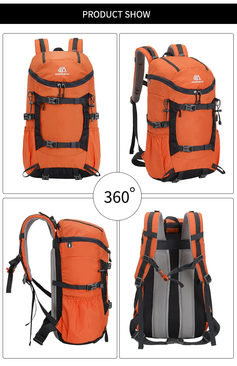 Hydration Backpack for Hiking, Running & Cycling — Outdoor Sports, Camping, Climbing & Travel Bag for Men & Women