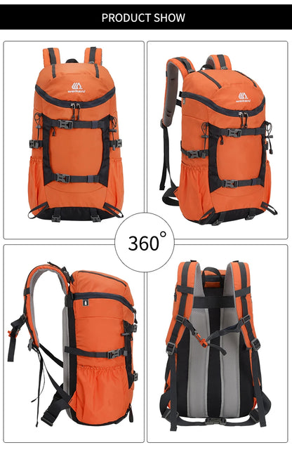 Hydration Backpack for Hiking, Running & Cycling — Outdoor Sports, Camping, Climbing & Travel Bag for Men & Women