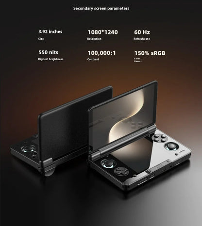 AYN Thor Portable Handheld Game Console - 6" 1080P 120Hz AMOLED Display, 6000mAh Battery & Dual-Screen Android Gaming Device
