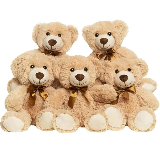 13.5in Teddy Bear Plush Toy - Cute Stuffed Animal Gift for Kids, Girlfriend, Christmas & Birthday