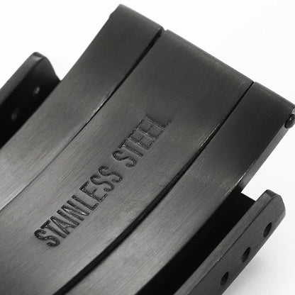 Watchdives Stainless Steel Watch Clasp – 16mm/18mm/20mm/22mm Folding Safety Milled Deployant Replacement Buckle